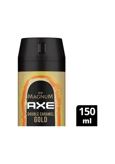 Magnum Erkek Deodorant Sprey Double Caramel Gold Hazzın Kokusu 150 Ml