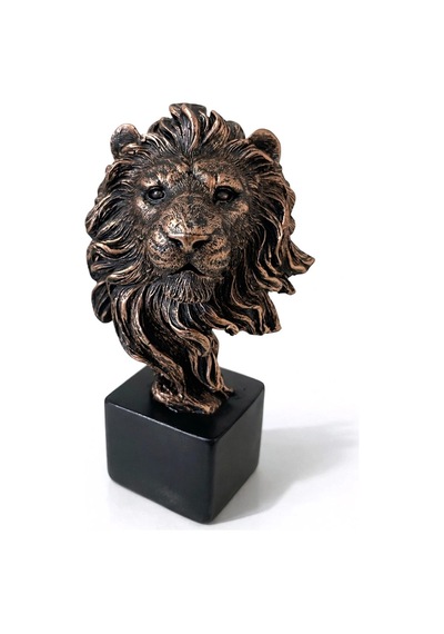 14x9 Cm Polyester Aslan Büstü