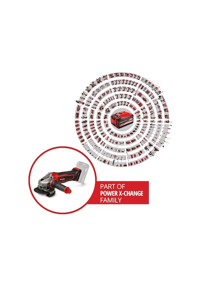 Einhell TE-AG 18/115-2 Lİ Solo Avuç Taşlama Makinesi - 4431166