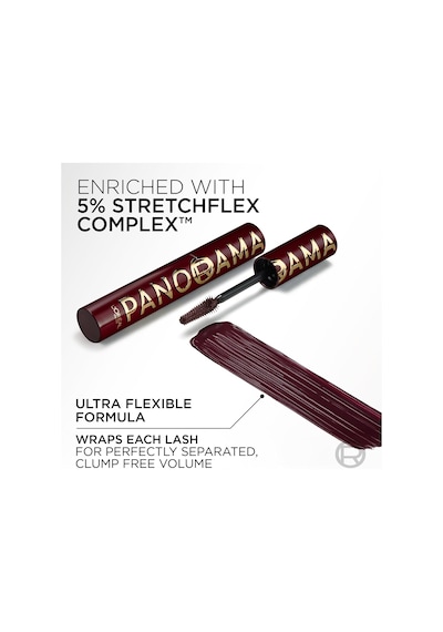 L'oreal Cosmetics Panorama Chromatic Maskara Bordo Çok Renkli