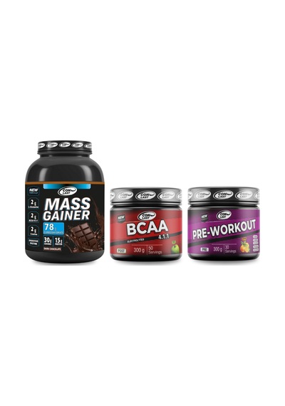 Mass Gainer 2000g - Bcaa 300gyeşil Elma Aromalı - Pre-workout Aromalı