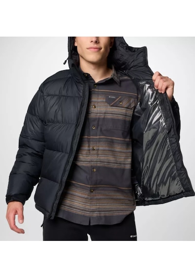 Columbia Pike Lake Iı Hooded Jacket Siyah Erkek Outdoor Mont Wm0326 Siyah