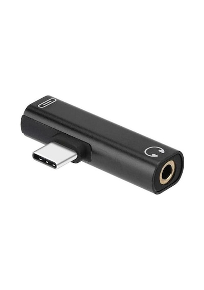 Lunatic 9044 Type C To 3.5mm Stereo Kulaklık Aux Şarj Çevirici Dönüştürücü Adaptör