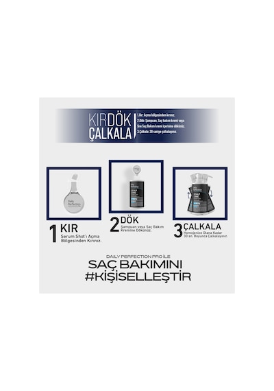 Daily Perfection Provitamin For Men Shot No:8 Kepek Önleyici Serum 2 x 6 ML