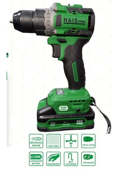 Hais Pro RB-2201 21V DC 2AH X2 Darbesiz Matkap