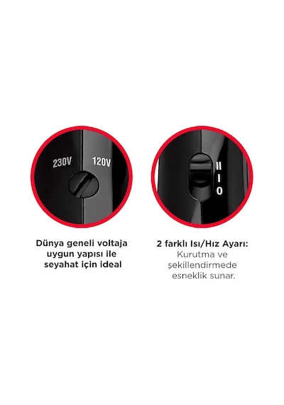Revlon RVDR5305 Katlanabilir Seyahat Tipi Saç Kurutma Makinesi