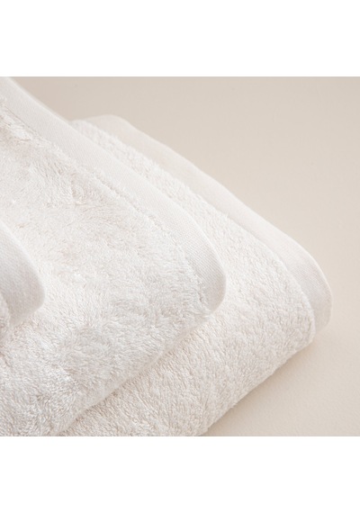Solıd Bambu Banyo Havlusu 85x150 Cm Ekru
