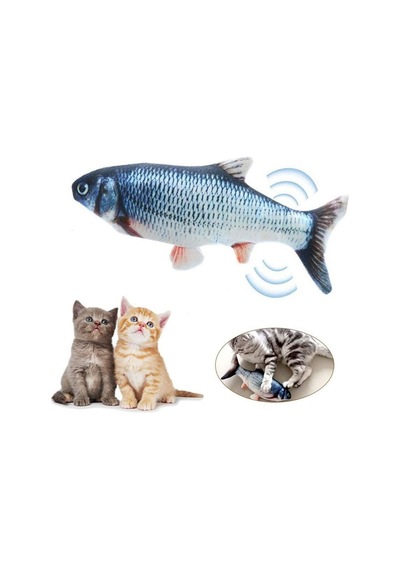 Kedi Oyuncağı Balık Şarjlı Dans Eden Balık Oyuncak Büyük Boy
