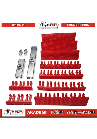 Pdr Boyasız Göçük Düzeltme Plastiği Öpücük Kırkayak Set 11 Parça
