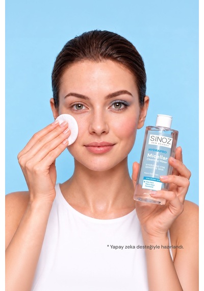 Sinoz Hydrapro Micellar Water Hassas Ciltler İçin Nemlendirici Makyaj Temizleme Suyu 400 Ml