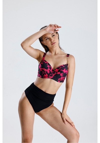 Magic Form Süngerli Toparlayıcı Bikini Üst Fuşya Mix - 728496473 Fuşya Mix