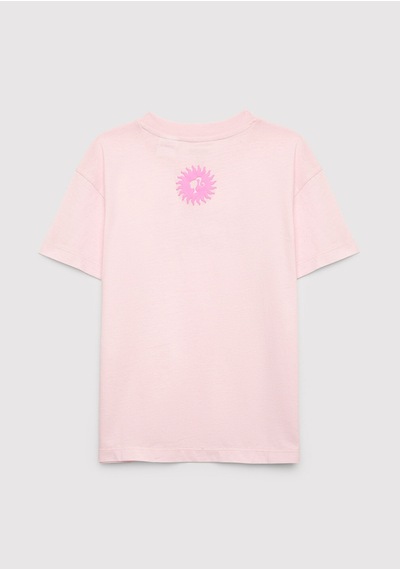Mavi - Barbie Baskılı Pembe Tişört 7610455-90773