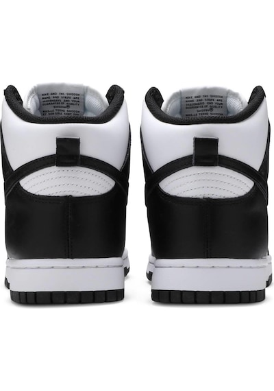 Nike Dunk High "Black White Erkek Sneaker Dd1399 105-Siyah-43 Siyah