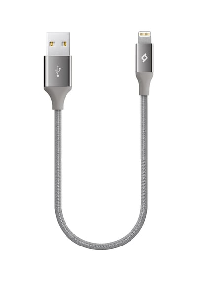 Alumicable Mini 30cm Lightning Şarj Kablosu- Uzay Grisi 2dk28ug