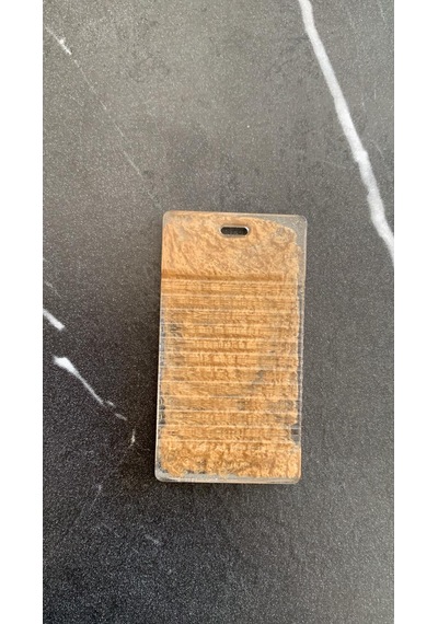 Tırtıklı Gold Renk Süslemeli Dikdörtgen Şekil Kitap Defter Ayracı