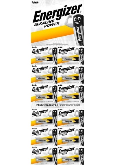 Energizer Alkalin Power Aaa İnce Kalem Pil 12'li Kartela-1807