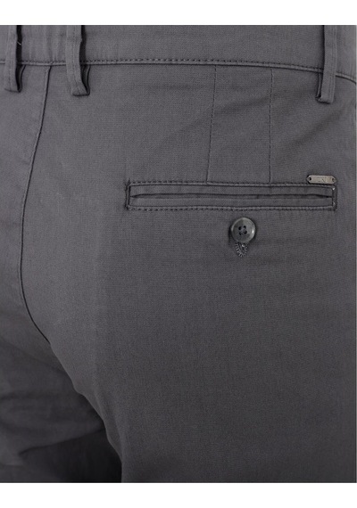 Uki Antrasit Slim Fit Chino Pantolon Antrasit