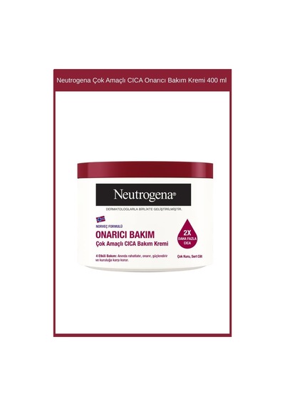 Neutrogena Çok Amaçlı Cıca Onarıcı Bakım Kremi 400 Ml