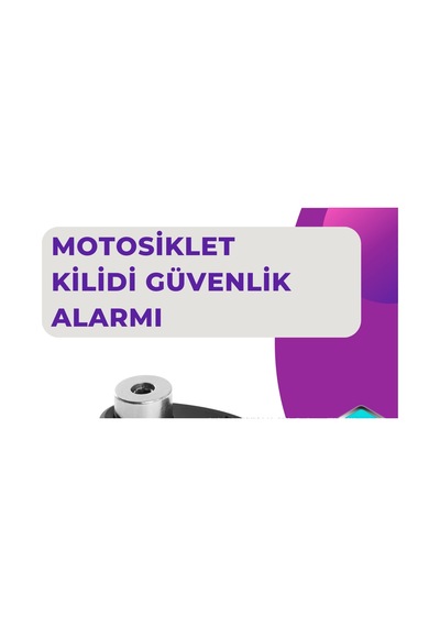 Mey İthalat 110 Db Alarm Disk Kilidi Motosiklet Scooter Bisiklet Güvenlik