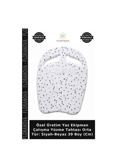 Özel Üretim Yaz Ekipman Çalışma Yüzme Tahtası Orta Tür: Siyah-beyaz 39 Boy Cm Siyah - Beyaz