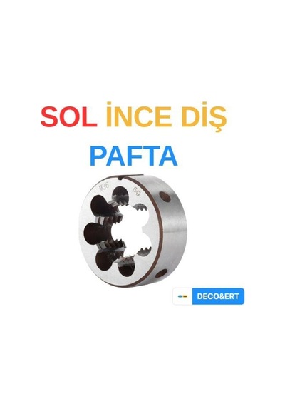 Ert Sol İnce Diş Pafta - M10x1,0