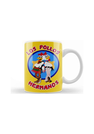 Los Pollos Hermanos Logo From Breaking Bad Kupa Bardak Porselen Karışık