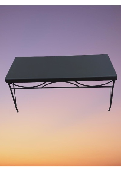 Bengimobilya Sandalye Benc Penyez Klasik Model Metal Çelik Siyah Fırın Siyah B (445403457)
