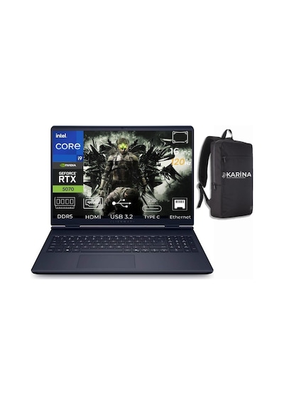 Dell Alienware 16 Aurora AC16250-C932157W-10 Core9-270H 40 GB 4 TB RTX5070 8 GB 16" W11H Dizüstü Bilgisayar