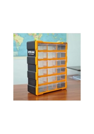 Superbag Büyük Monoblok Çekmece 18li Çok Renkli