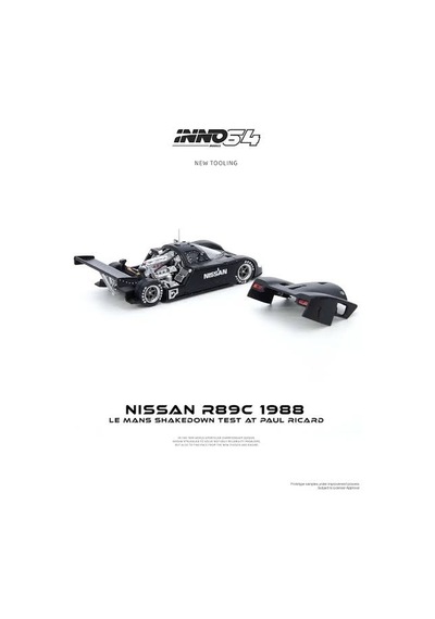 Mini Gt 1:64 Nissan R89c Le Mans Shakedown Test At Paul Rıcard 1988 Siyah