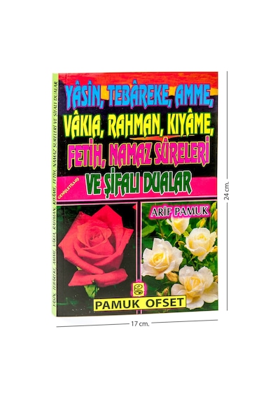 Yasin-I Şerif Kitabı - Beş Güllü Yasin - Orta Boy - 224 Sayfa - P