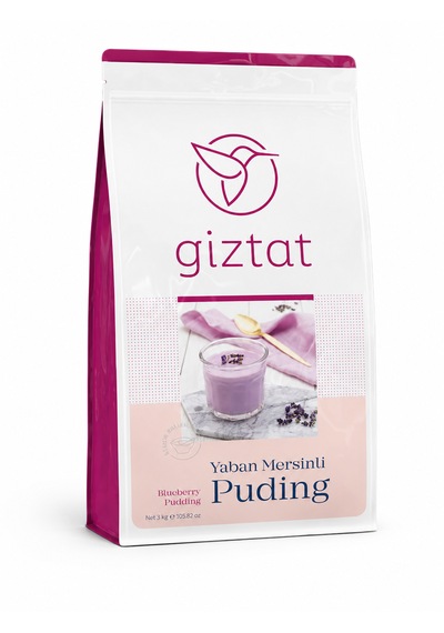 Giztat Yaban Mersinli Puding 3 KG