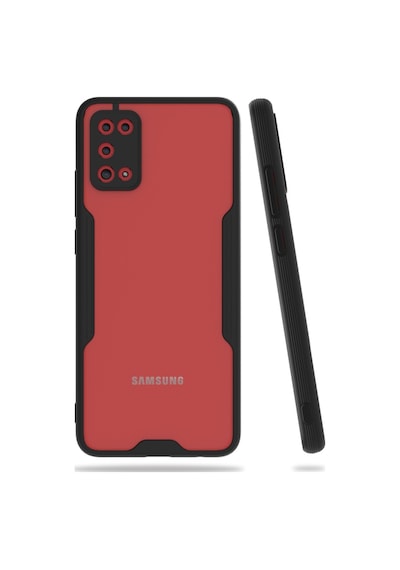Samsung Uyumlu Galaxy A02S (A025) Kilif Platin Matte Silikon Arka Kapak 486101606