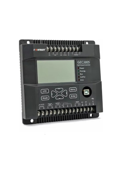 Fortrust Dizel Jeneratör Hız Kontrol Cihazı Dc12v/24v Dijital Governor Lcd Ekran