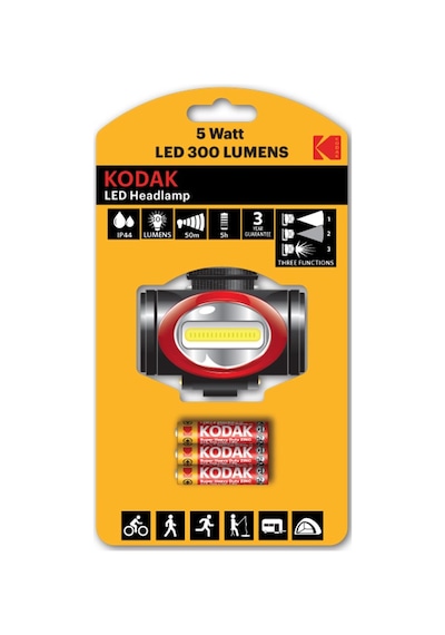 Kodak Headlamp 5w Led Kafa Lambası-3 Adet Pil