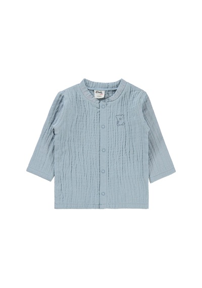 Civil Baby Ayıcık Baskılı 1-9 Ay Pijama Takımı - Mavi