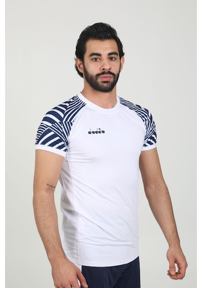 Diadora Derby Tişört Beyaz Lacivert