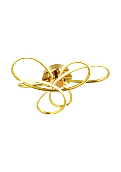 Aybel Gold 48 Watt Plafonyer Modern Koridor Salon Led Avize Gümüş
