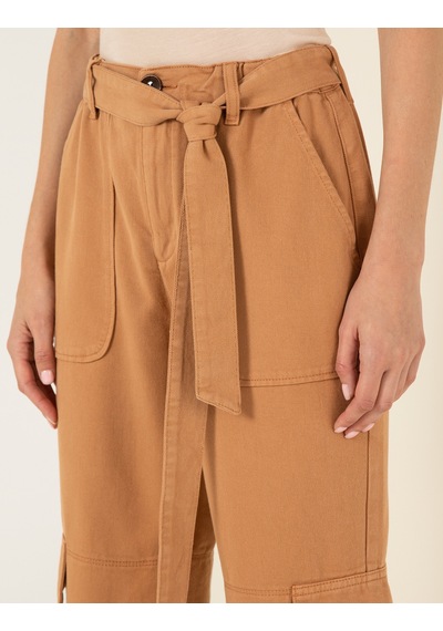 Pierre Cardin Kadın Camel Pantolon Kanvas-chino 50254356-vr015 Camel