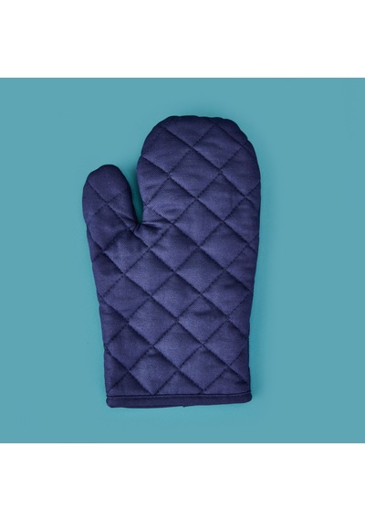 Gabardin Fırın Eldiveni - Lacivert - 17x30 Cm Çok Renkli