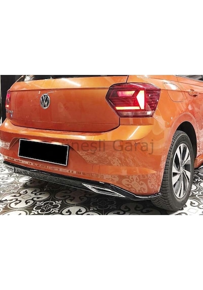 Volkswagen Polo 2017 R Line Egzoz Görünümlü Plastik Difüzör Sportif & Şık Tasarım