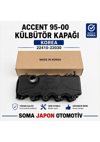 Accent 95-00 Külbütör Kapağı Korea 22410-22030