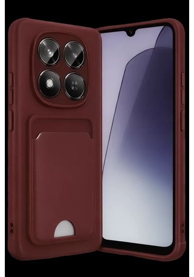 Xiaomi Redmi Note 15 Pro 5g Kelvin Kartvizitli Silikon - Bordo