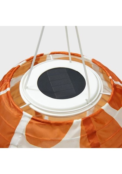 Ikea Solvınden Led'li Güneş Enerjili Aydınlatma, Turuncu-beyaz, 22 Cm