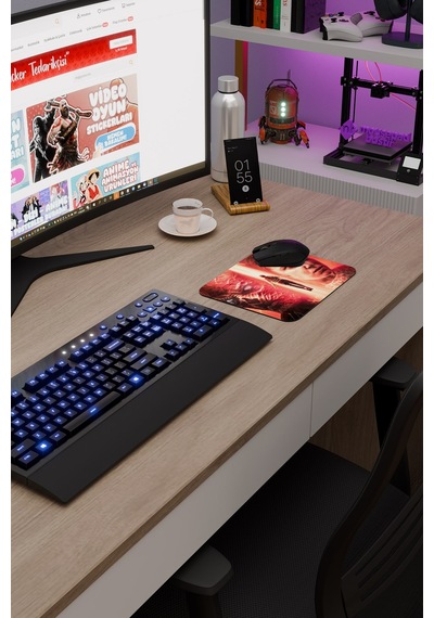 Stranger Things 2 V3 22x18 Gaming Kauçuk Kaymaz Taban Mouse Pad Fare Altlığı
