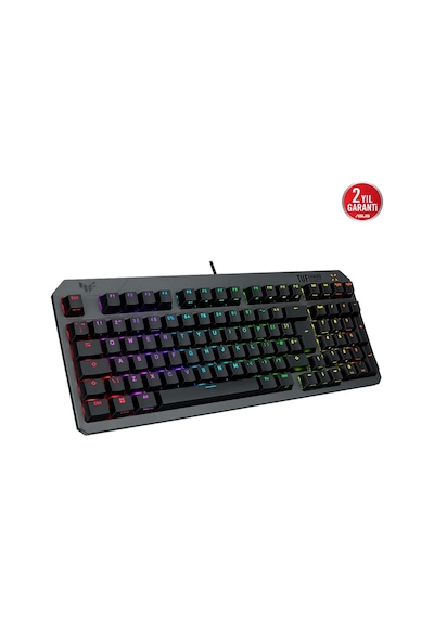 Asus Tuf Gaming K3 Gen Iı Optical Mechanical Rgb Blue Switch Ip57 Kablolu Gaming Klavye Asus Tuf Gaming K3 Gen Iı Optical Mechanical Rgb Blue Switch Ip57 Kablolu Gaming Klavye