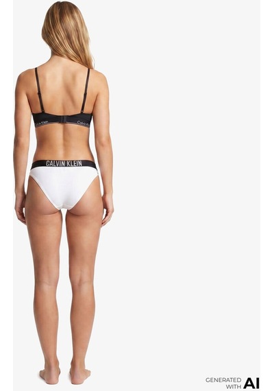 Calvin Klein Kadın Beyaz Hipster Bikini Altı Lv00q61240-15933