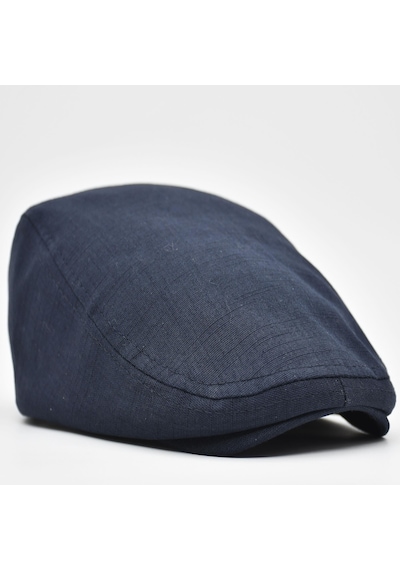 Şapkadan Erkek Kasket Keten Yazlık Flat Cap Şapka 45645dr57139