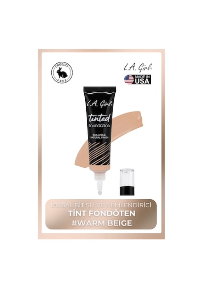 Tinted Foundation - Doğal Bitişli Ve Nemlendirici Tint Fondöten Warm Beige - Glm756 003 Ivory Nude