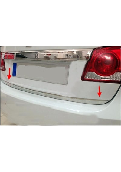 Chevrolet Cruze Sedan Krom Bagaj Alt Çıta 2009 Sonrası Paslanmaz